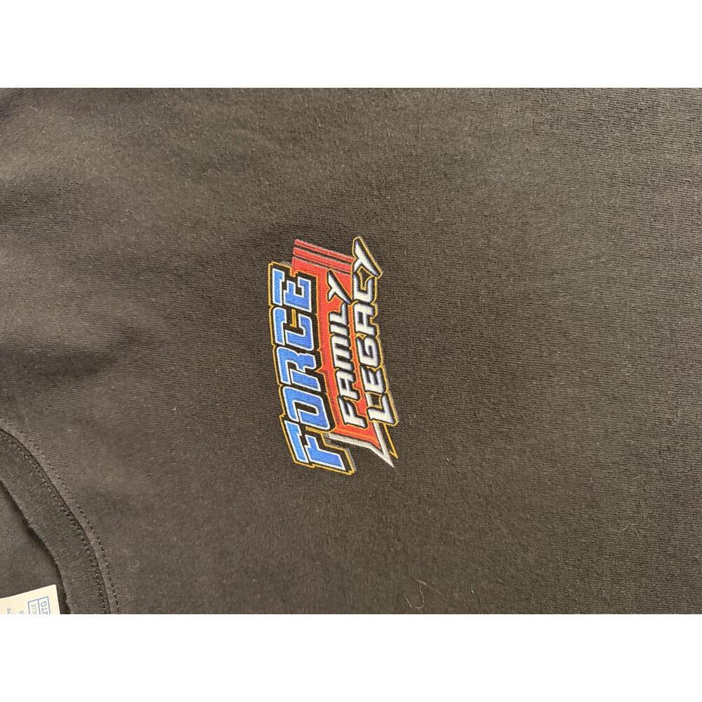 Y2k Force Family Legacy Racing Black Graphic Tee XXL - Picture 3 of 5